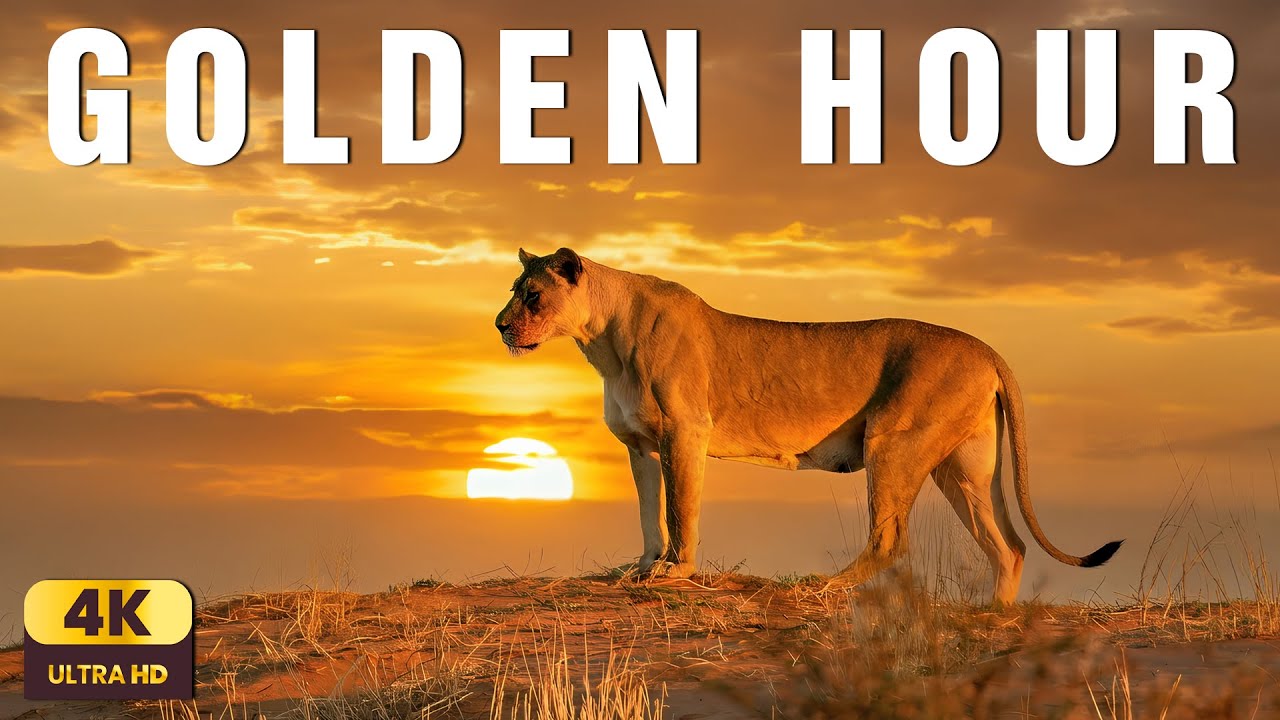 Golden Hours on the Plains | Relaxing Savannah Light & Cinematic Evening Ambience