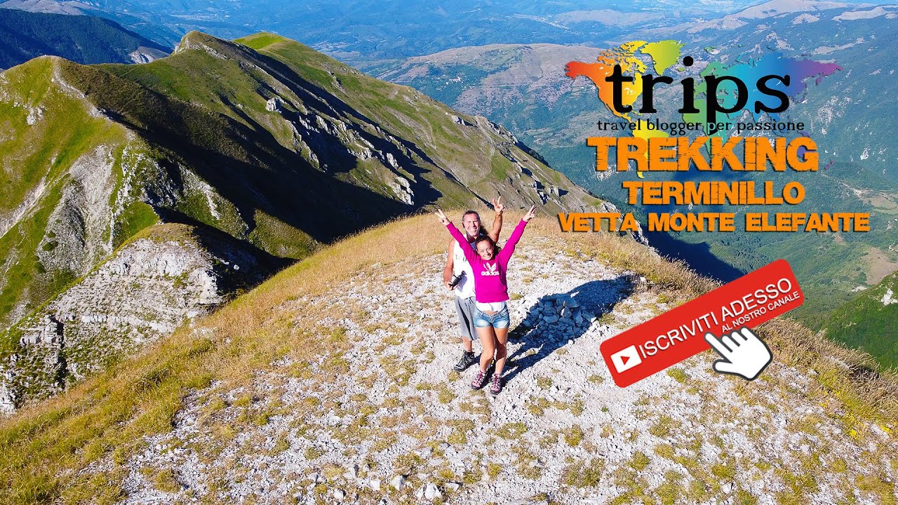 Terminillo Trekking Vetta del Monte Elefante Montagna Italy