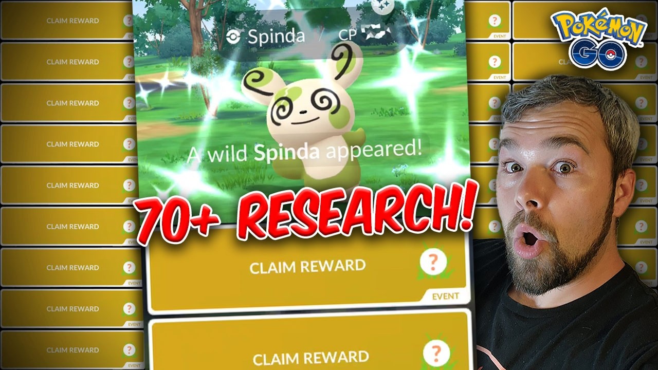 Over 70 Shiny Heart Spinda Research Completed & THIS Is What We Got! (Pokémon GO)