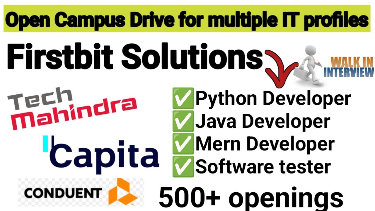 🤩WFH | Open Campus Drive for Multiple IT profiles | Direct walkin interviews | freshers& experienced