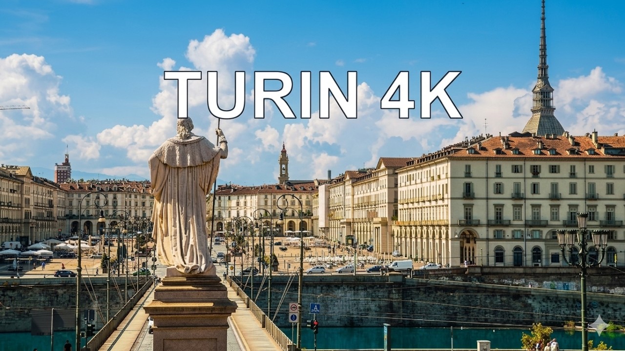 Turin (Piamonte, Italia) Conduciendo 4K Viaje en Coche - Juegos Olympicos Milan 2026
