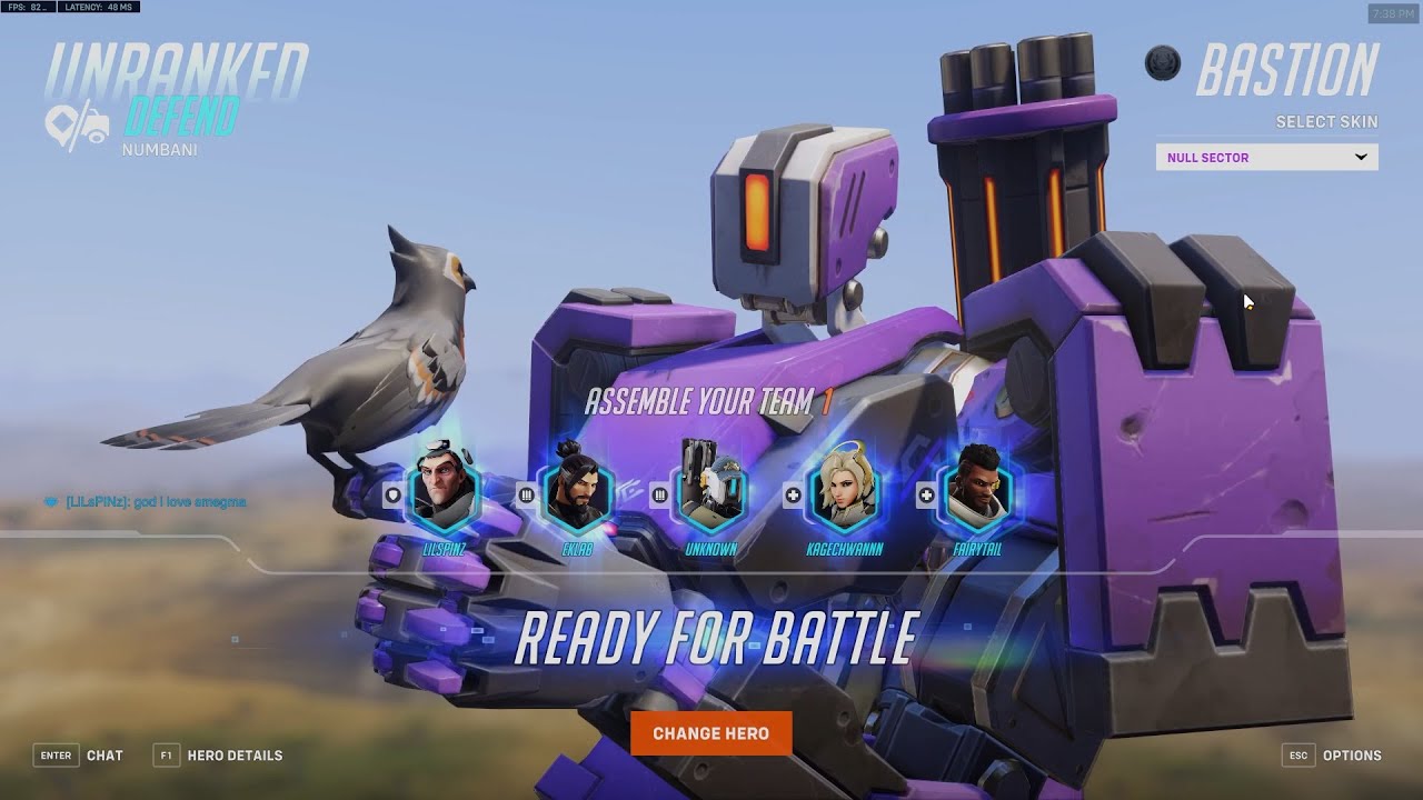 Bastion Gameplay No Commentary Overwatch 2 (PC 1080p 60)