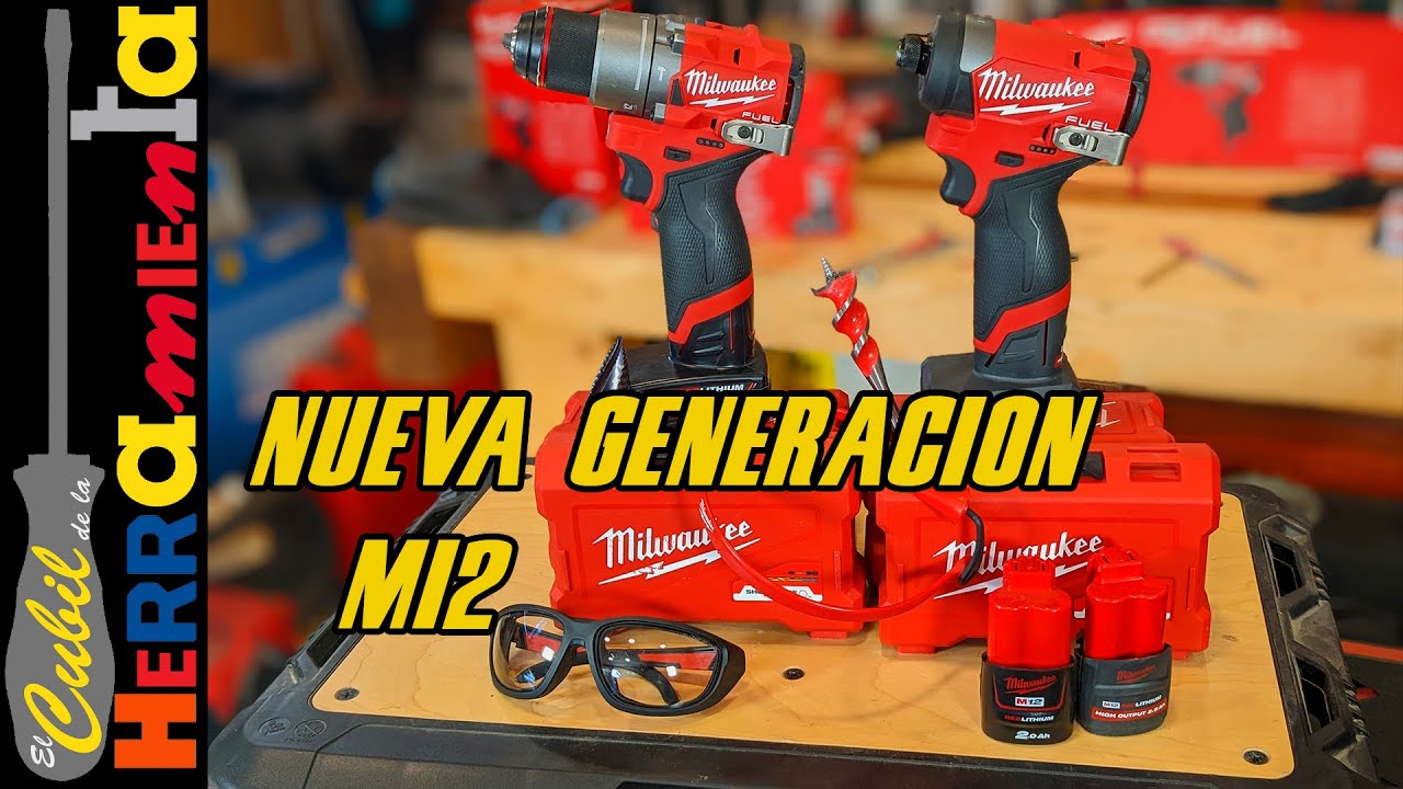 NUEVA GENERACION  MILWAUKEE  M12 MAS PONTENTES Y MAS COMPACTOS