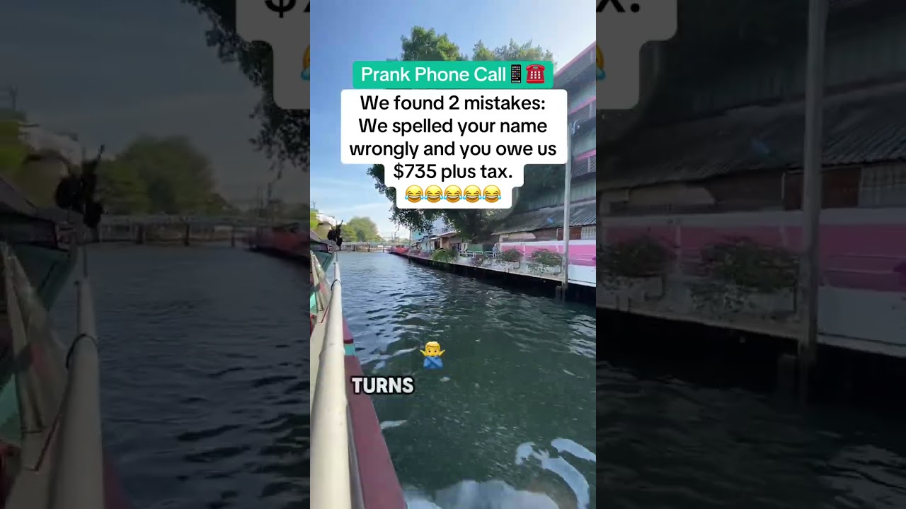 We Found 2 Mistakes… Your Name Is Wrong & You Owe $735 🤭😂 | Prank Phone Call