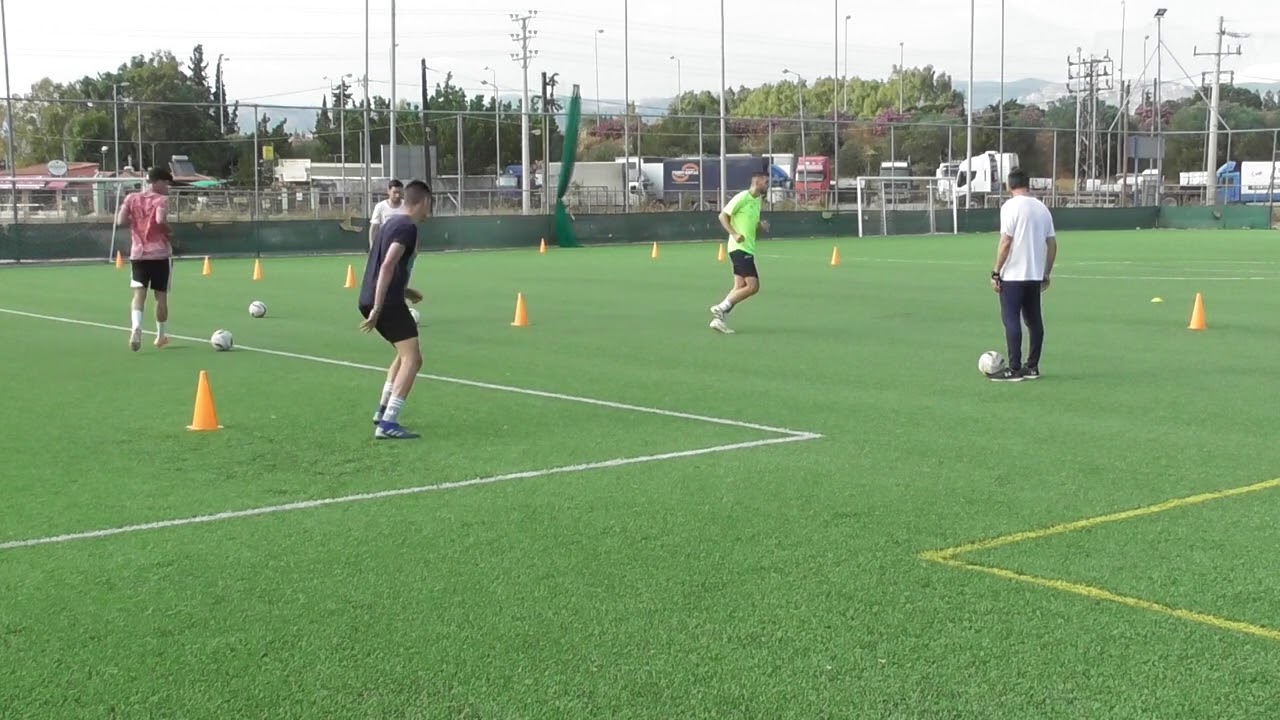 Soccer training ideas 1 (technical + dynamic warm up)
