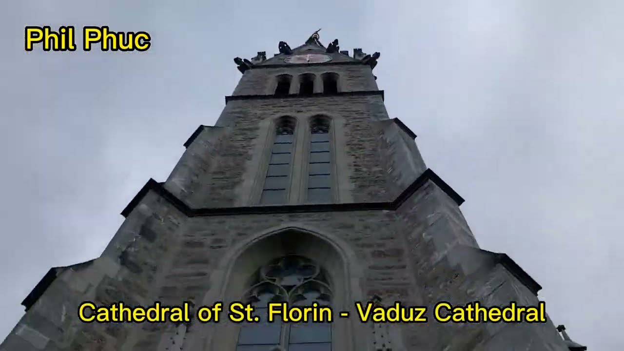 Part 1 - A walk in Liechtenstein: Cathedral, St&auml;dtle, Landtag, Liechtenstein Center Vaduz 05/11/2022