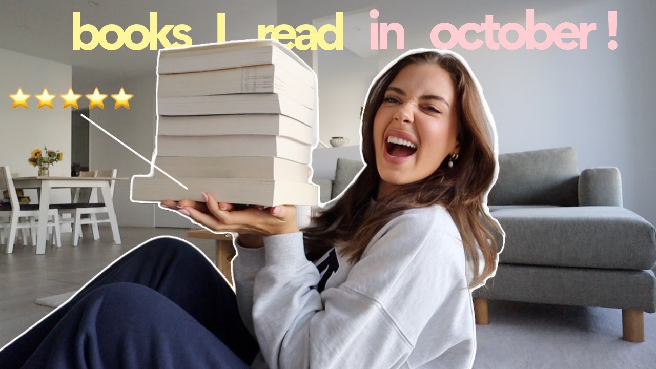 the 7 books I read in October 📚 (the BEST reading month!!!)