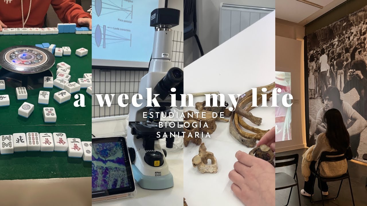 Vlog semanal de una estudiante en 1º de biología sanitaria