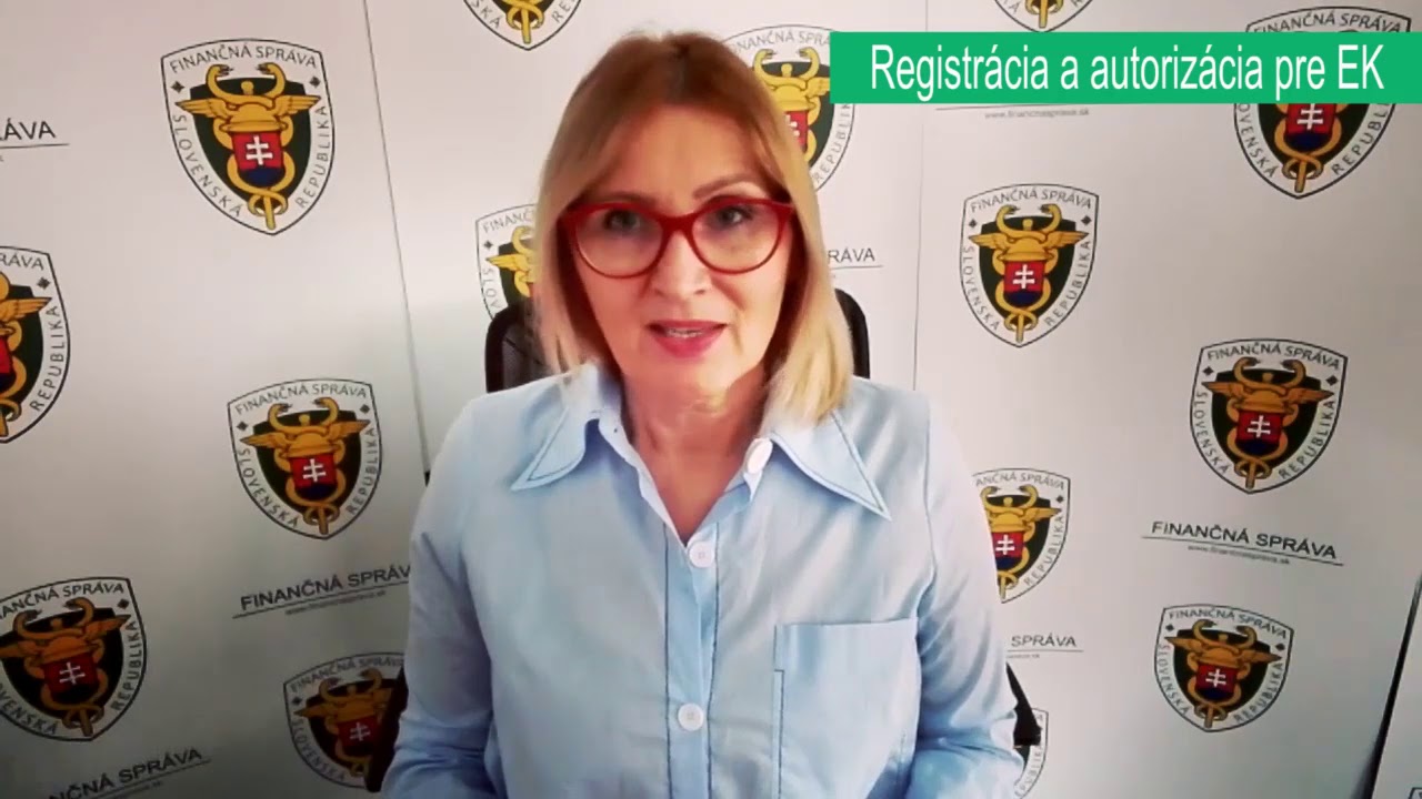 Registrácia a autorizácia na elektronickú komunikáciu
