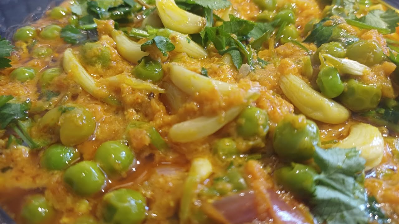lahsun aur matar ki sabji ( Cholesterol walon ke liye)😋😋