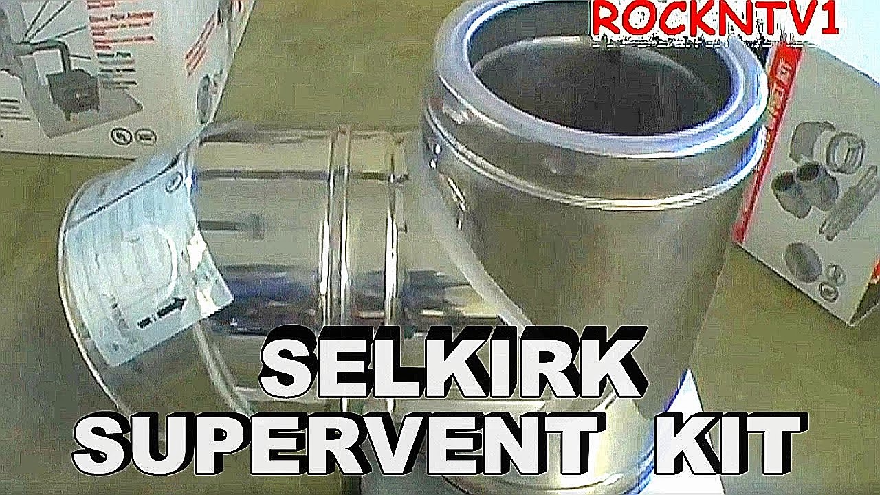 Комплект дымохода SELKIRK Supervent, часть 1. Установка изолированной трубы через стену.