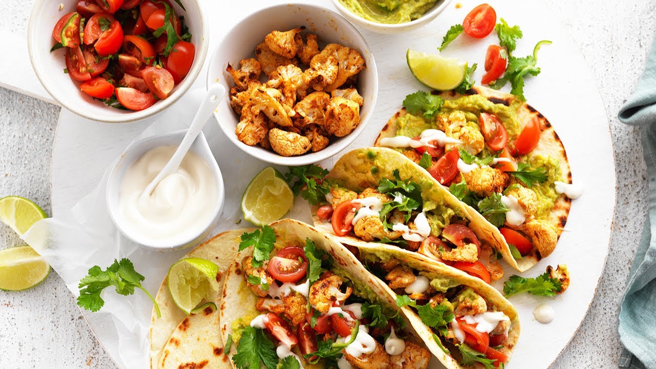 Spiced Vegan Cauliflower Tacos Recipe