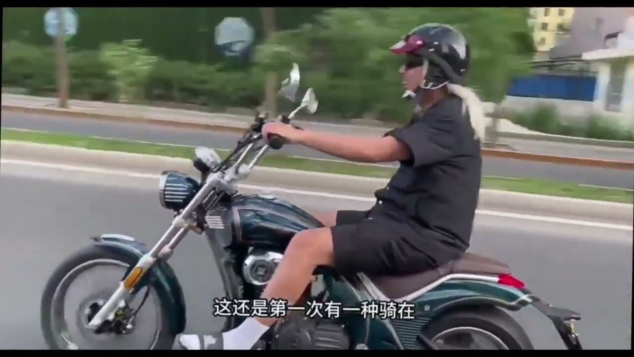 Мопед в стиле чоппер, на вариаторе. ZONGSHEN YOMI. Промо-ролик.