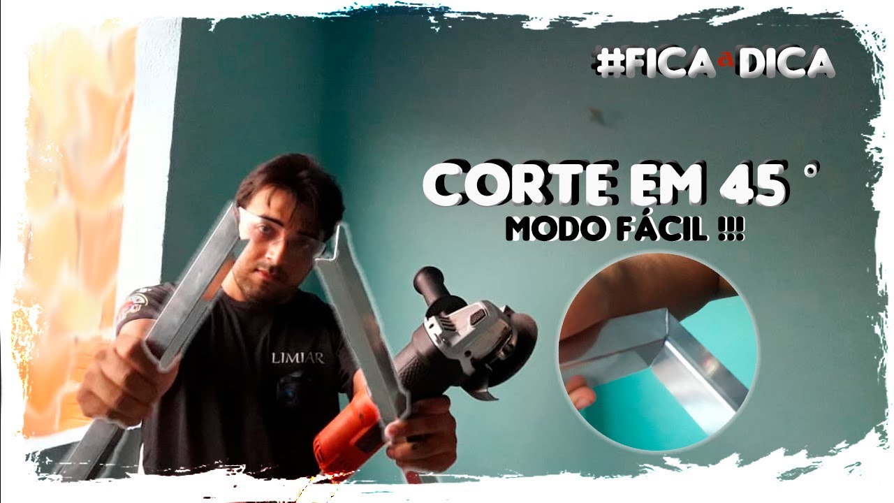 Fica a Dica #06 -- Como corta cantoneira 