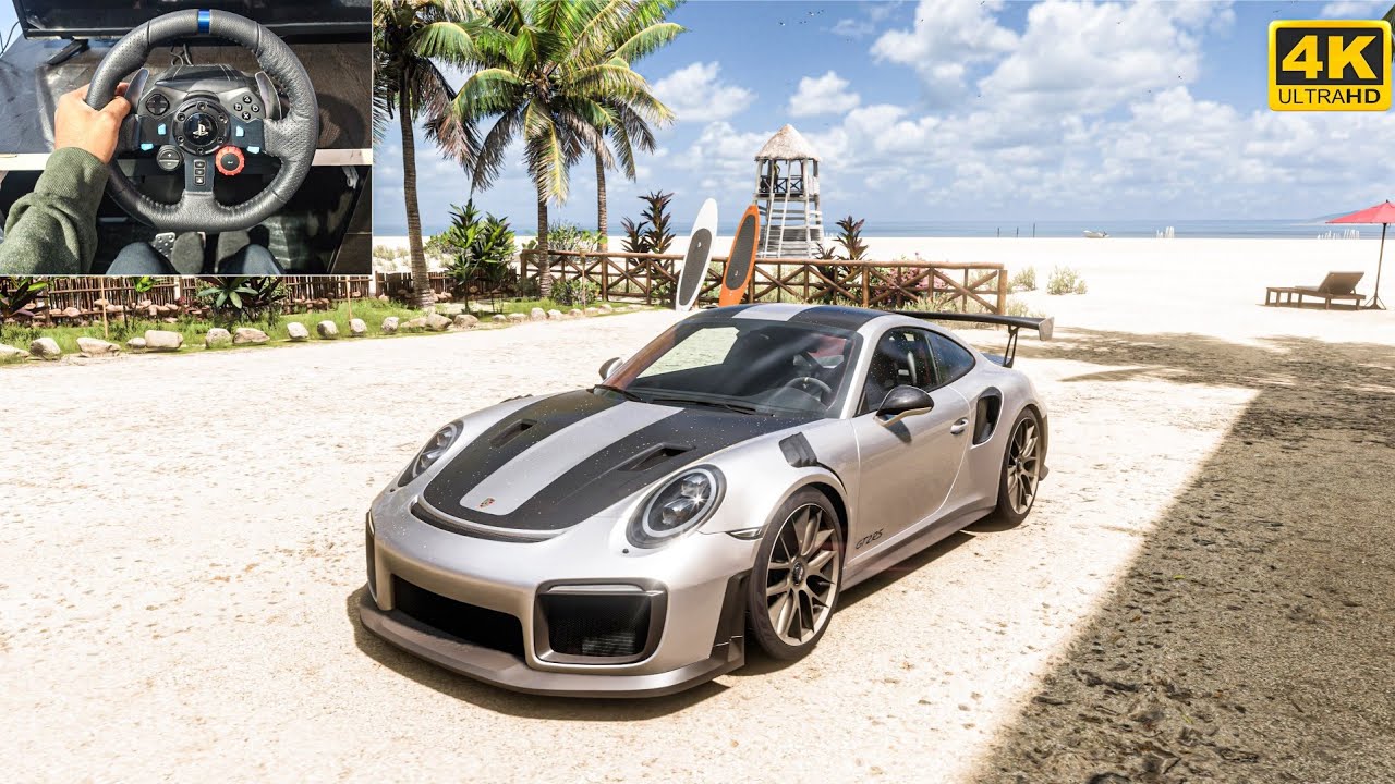 600HP 911 GT2 RS PORSCHE | Forza Horizon 5 | Steering wheel Gameplay