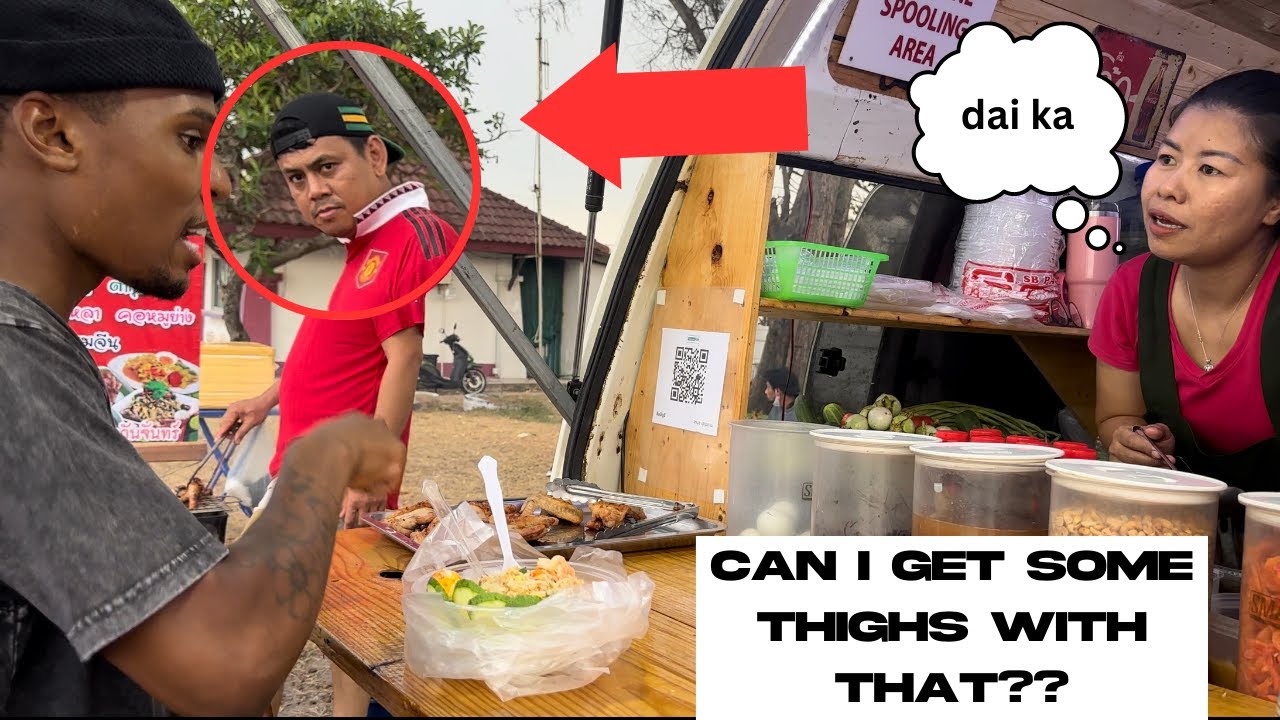 Black Man Orders Thighs from Thai Lady, Husband Reacts