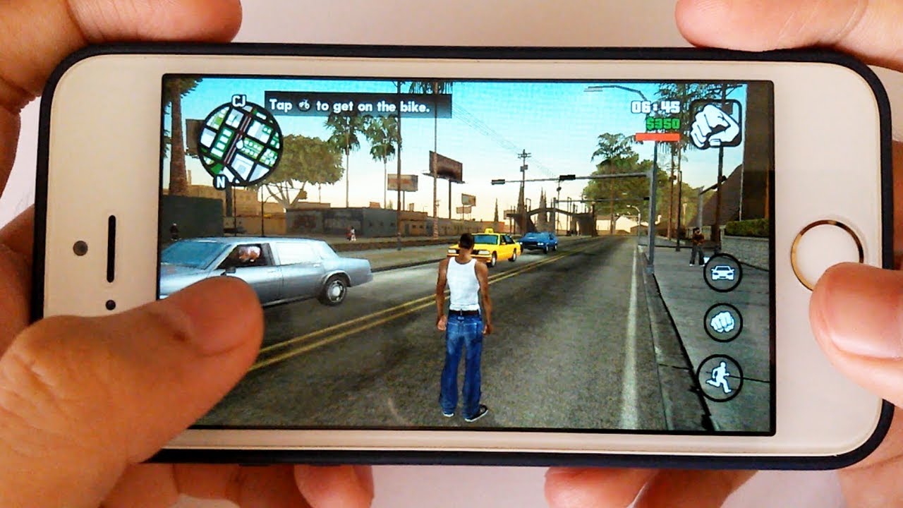 iPhone 5s: Gaming Performance Test in 2018 - GTA San Andreas Gameplay