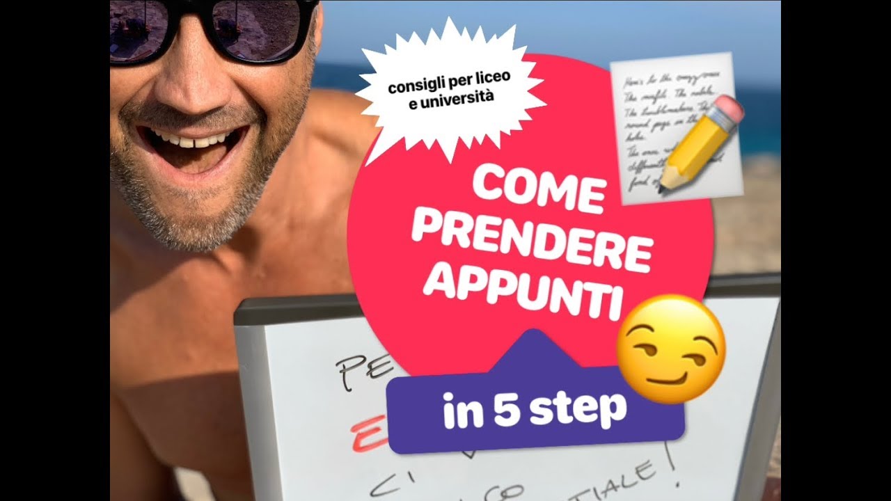 COME PRENDERE APPUNTI, prendere appunti all'università, tecniche per prendere appunti