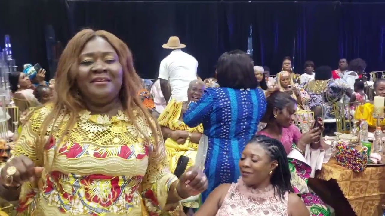 Abena Serwaa Ophelia Performance at a wedding reception in Accra