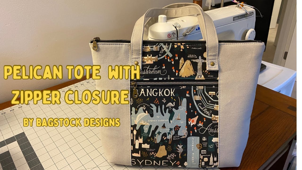 Pelican Tote with Zipper Top by Bagstock Designs