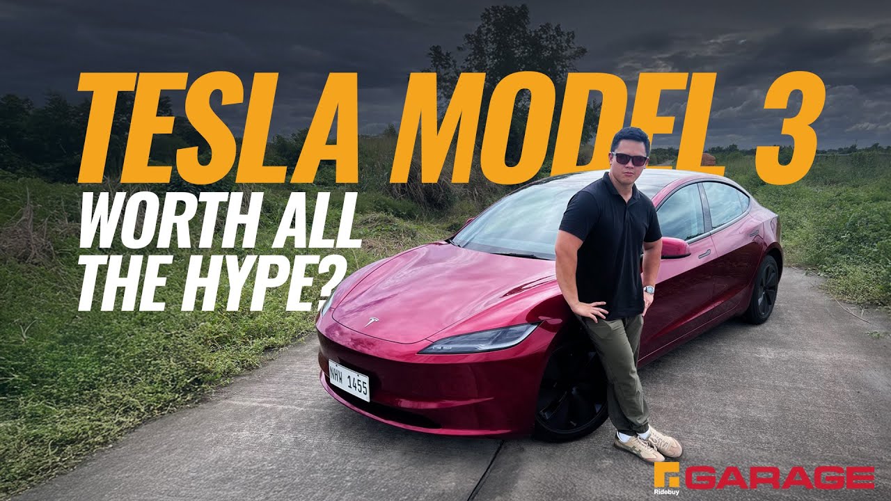 Обзор первого тест-драйва Tesla Model 3.