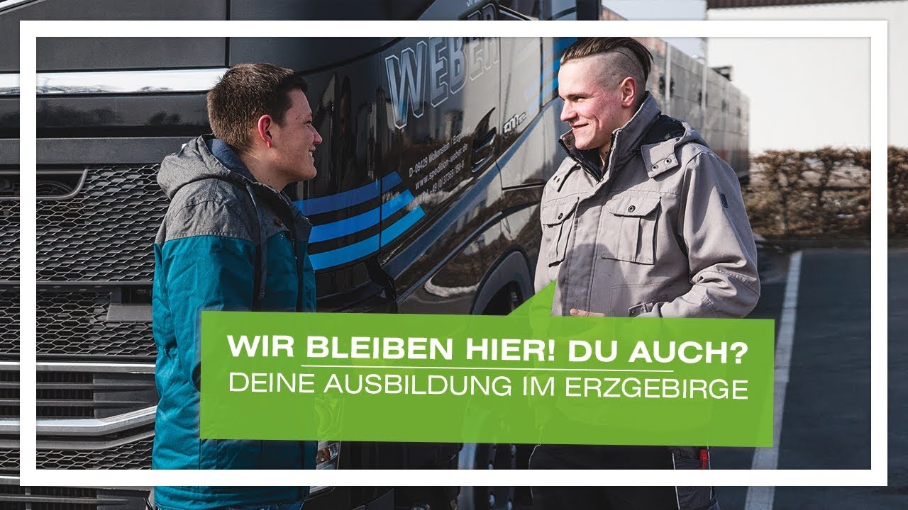 Ausbildung zum Berufskraftfahrer im Güterverkehr bei der Spedition Weber | Erzgebirge LIVE