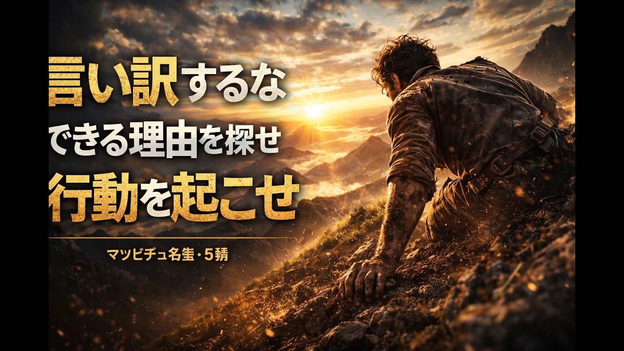 5話目頑張っても報われない人へ。結果が遅いのではない、根が張る時間が長いだけだ【マツピチュ名言】 #名言 #人生 #自己啓発
