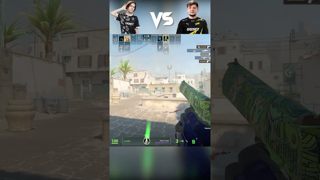 donk vs s1mple AT A-SITE😱