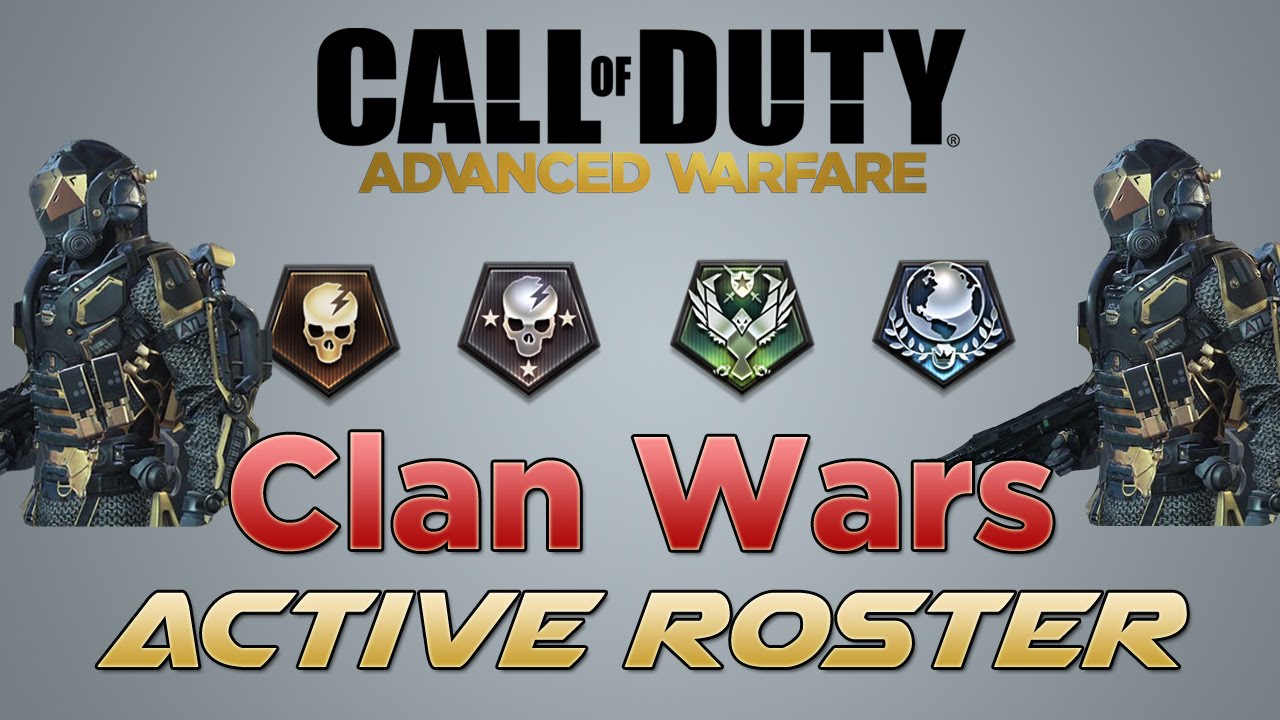Advanced Warfare How to Set Clan Wars Active Roster - COD Advanced Warfare Clan Wars Tutorial