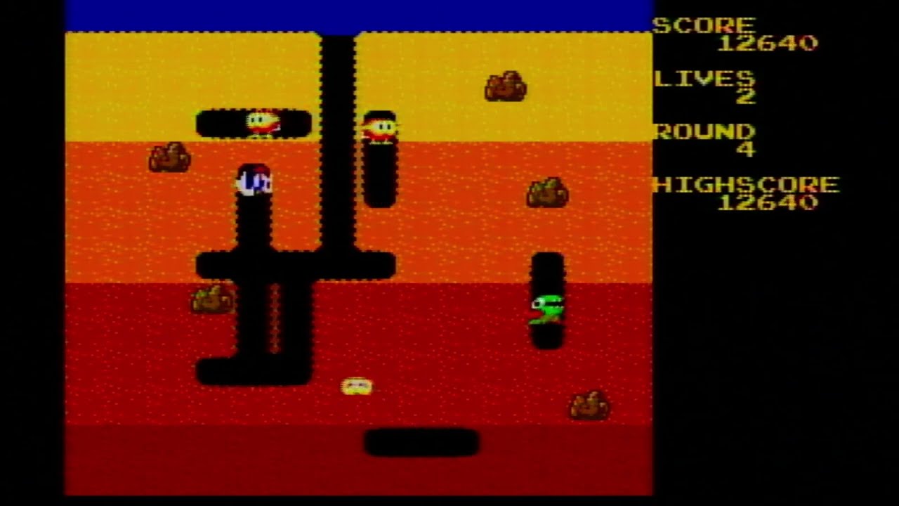 [Dig Dug] ©2003 Jakks Pacific Namco 5-in-1 Plug N play TV Games (Part 2)