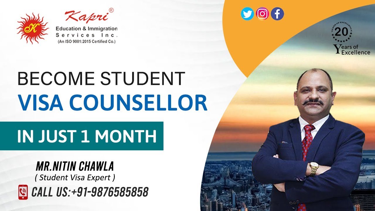 𝐁𝐞𝐜𝐨𝐦𝐞 𝐒𝐭𝐮𝐝𝐞𝐧𝐭 𝐕𝐢𝐬𝐚 𝐂𝐨𝐮𝐧𝐬𝐞𝐥𝐨𝐫 𝐢𝐧 𝟏 𝐌𝐨𝐧𝐭𝐡 𝐚𝐧𝐝 𝐒𝐭𝐚𝐫𝐭 𝐲𝐨𝐮𝐫 O𝐰𝐧 𝐁𝐮𝐬𝐢𝐧𝐞𝐬𝐬 𝐛𝐲 𝐌𝐫. 𝐍𝐢𝐭𝐢𝐧 𝐂𝐡𝐚𝐰𝐥𝐚