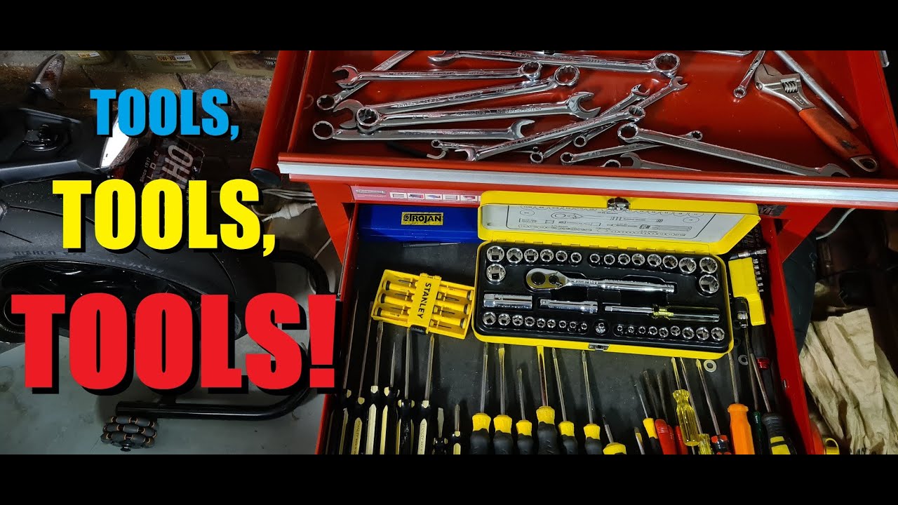 Some of the basic tools you need to muck around with your R Nine T!