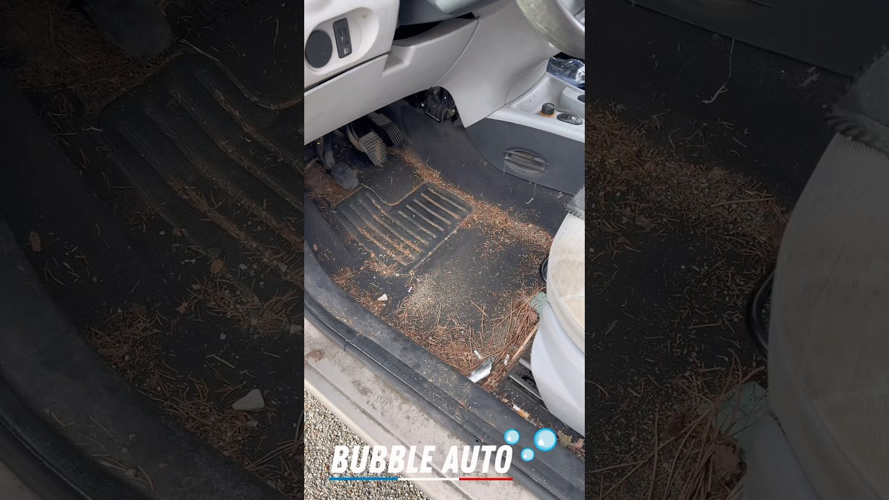 Nettoyage d&rsquo;une voiture ou une personne &acirc;g&eacute; dort tous les jours dedans #nettoyageauto #detailing