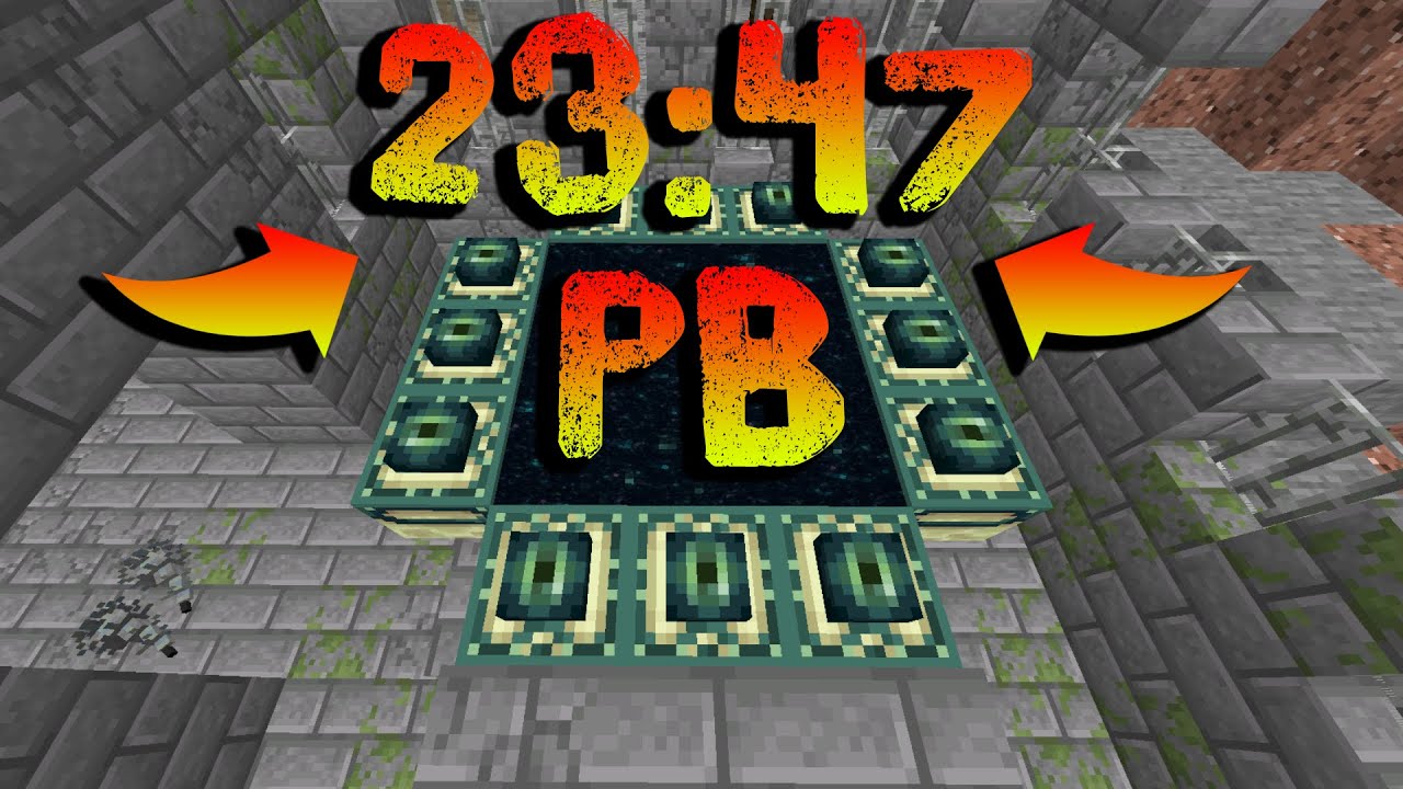 Ho Speedrunnato Minecraft in 23:47 senza usare F3. Ora punto ai 20 minuti.