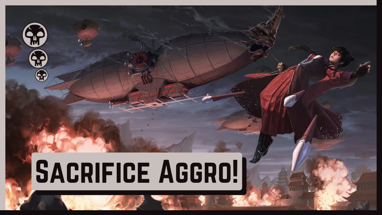 Mono Black Sacrifice! | Last Airbender Standard! | MTG Arena