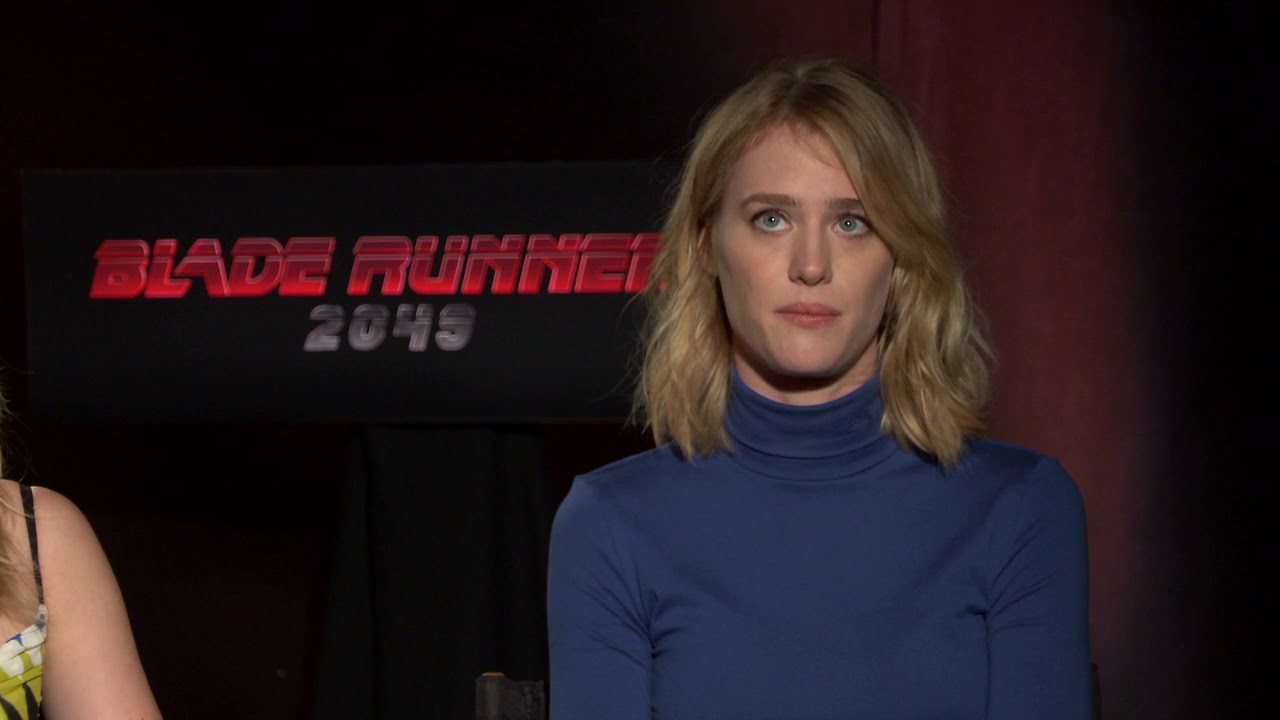 Blade Runner 2049 Interview Sylvia Hoeks, Ana de Armas & Mackenzie Davis 2