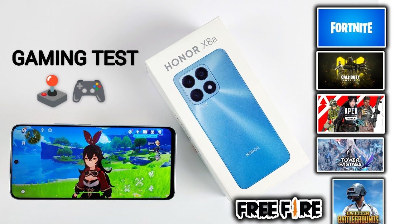 Honor x8a Gaming Test