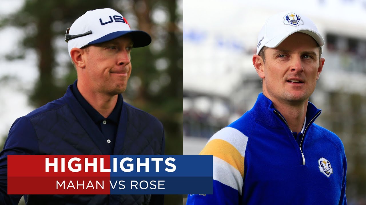 Justin Rose vs Hunter Mahan | Extended Highlights | 2014 Ryder Cup