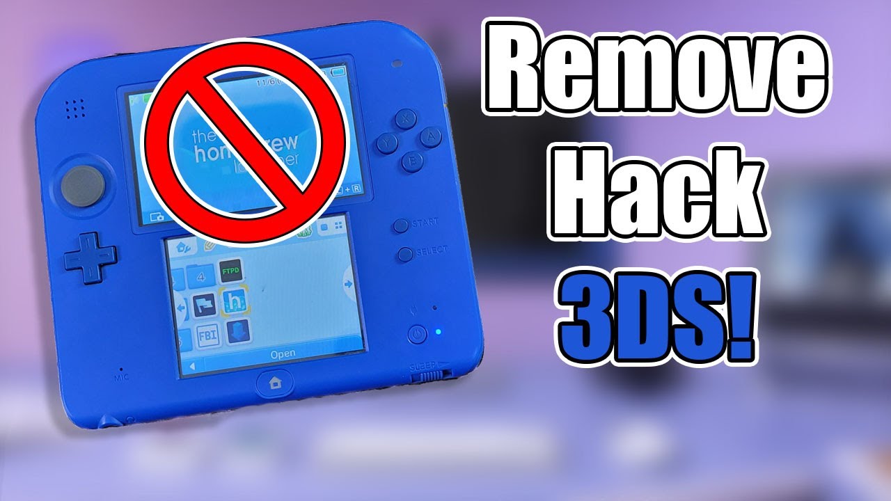 Легко удалите взлом 3DS в 2025 году