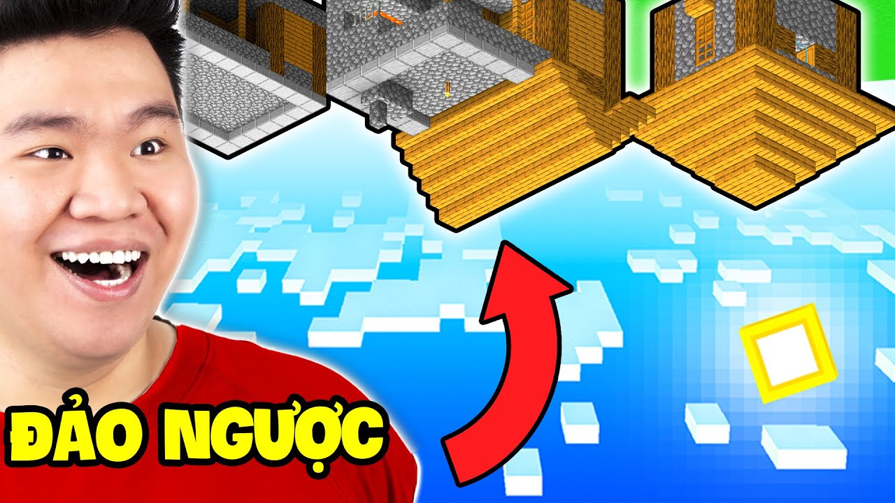 What If The Minecraft World Was Flipped