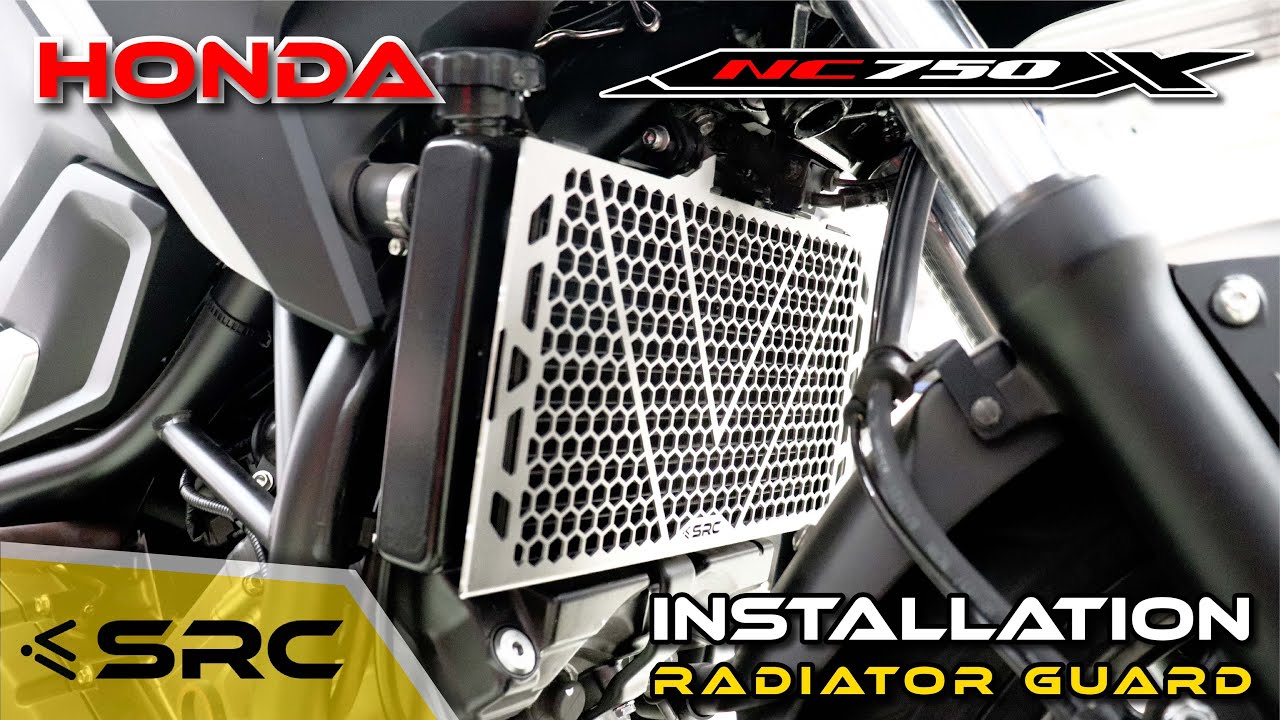 HONDA NC 750 X 2022 RADIATOR GUARD INSTALL