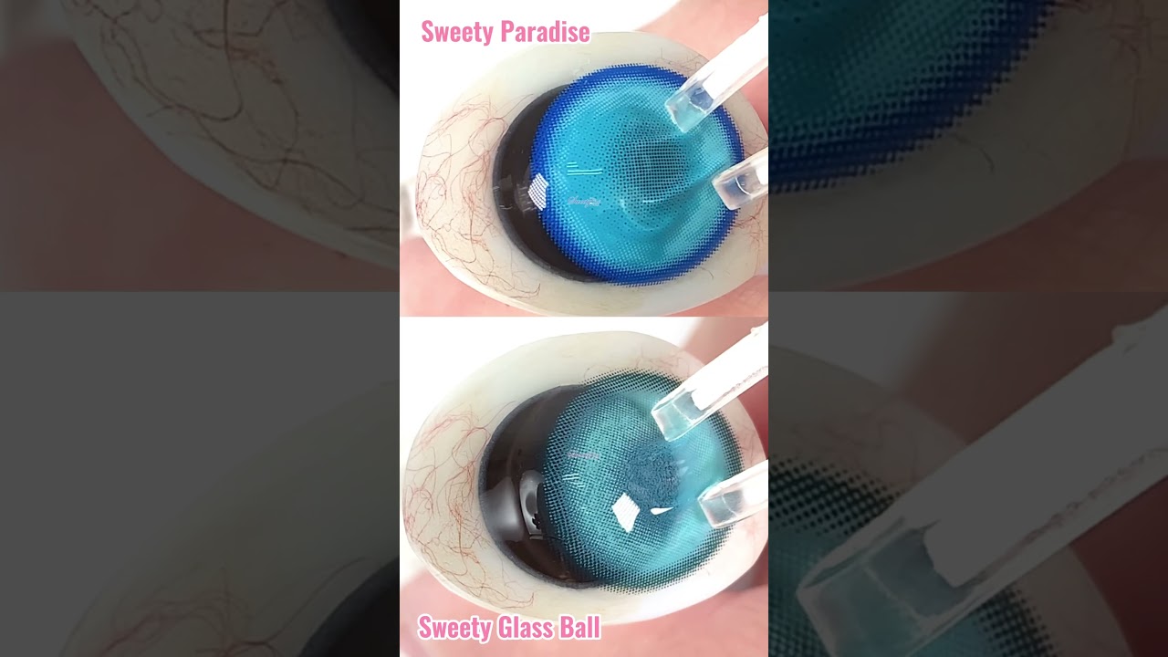 Cosplay Contacts Vision Test? #sweetycon #cosplay #contactlenses #eyes #glasseyes #shorts #uniqso