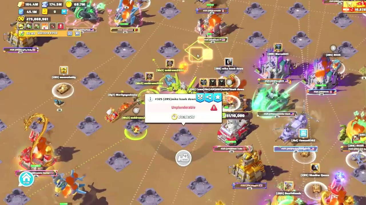 Last War: Server vs Server (#325 invading #350)