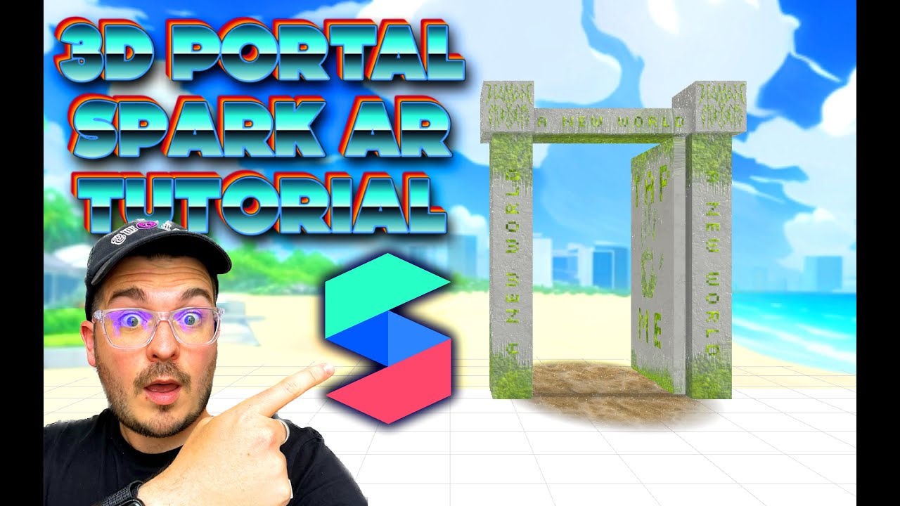 3D Spark AR Portal Tutorial - Quick and Easy!