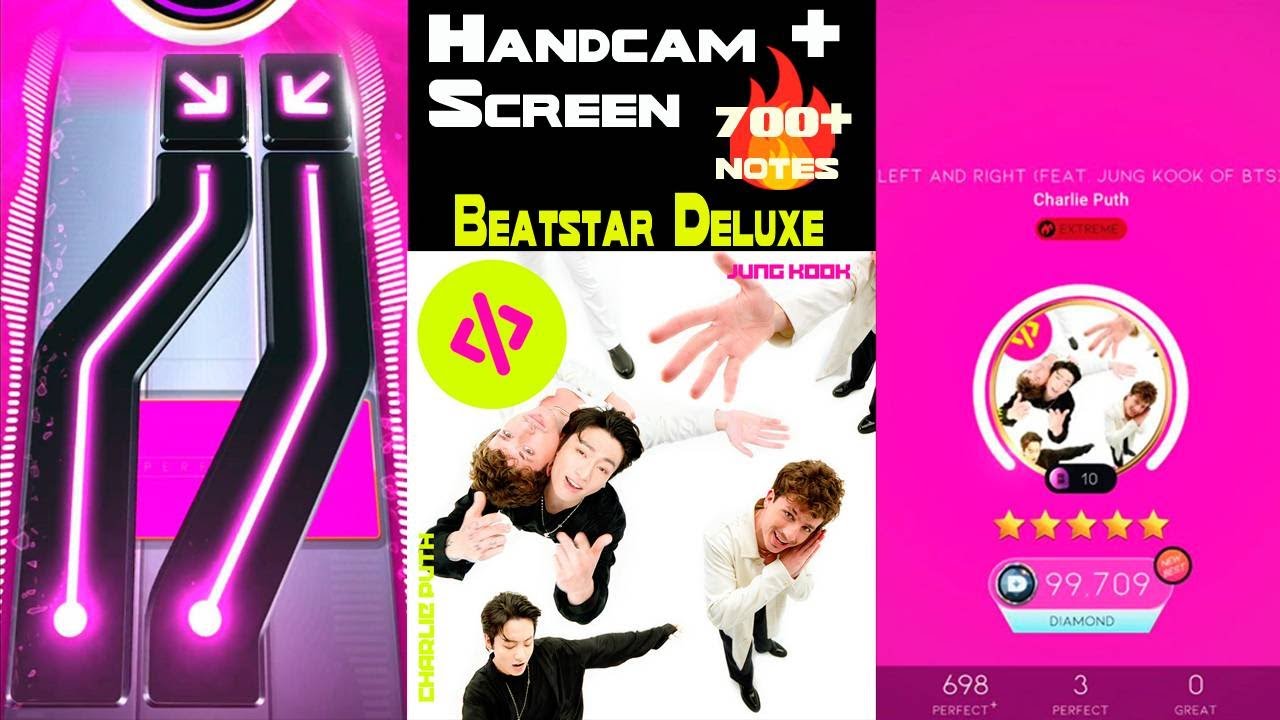 [Beatstar Deluxe] Left and Right (EXTREME) | Charlie Puth ft. Jung Kook | Handcam + Screen