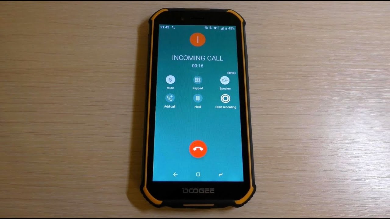 DOOGEE S40 Lite Incoming Call