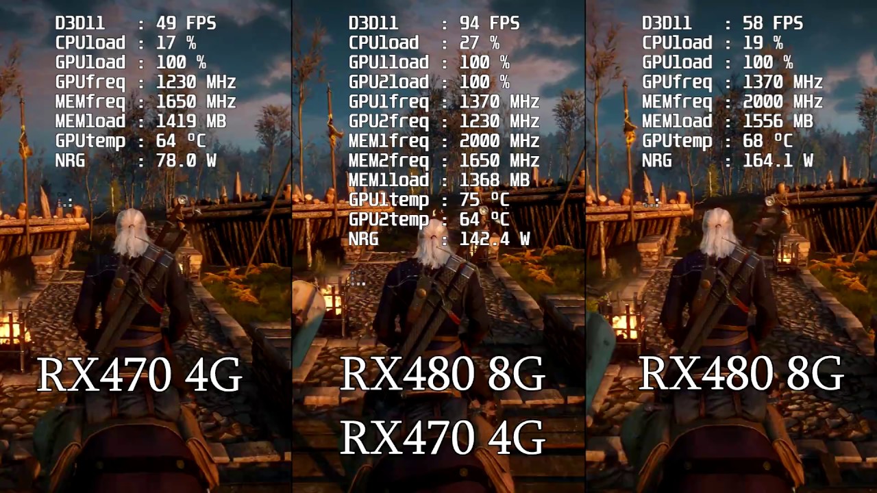 FPS Тест RX470 4g, RX480 8g. А что если поставить их вместе? RX470\RX480 CrossFire