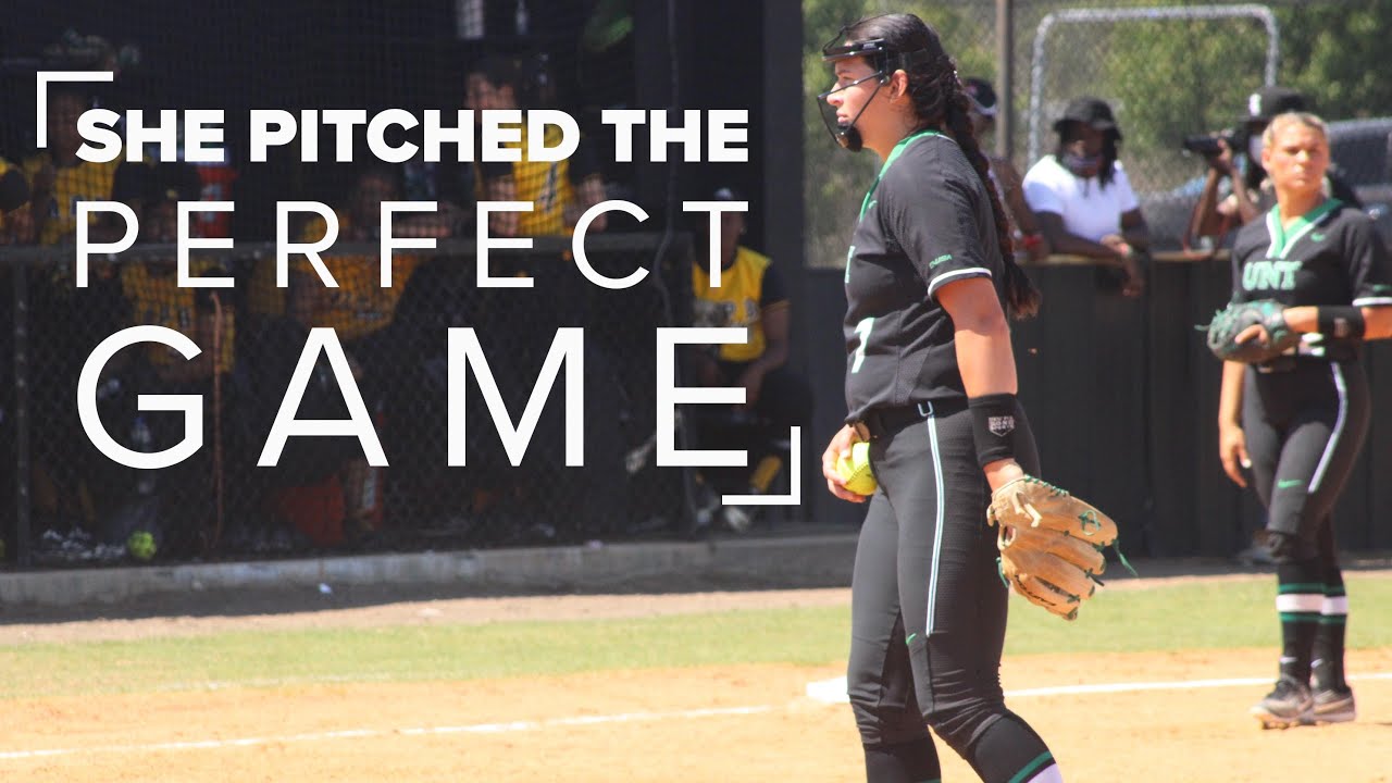 FULL INTERVIEW: North Texas pitcher Hope Trautwein shares her thoughts after throwing a perfect game