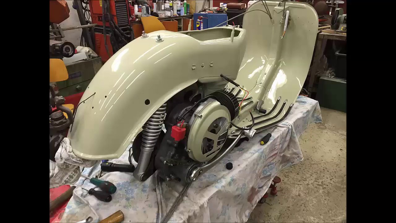 Vintage Vespa 150cc 1956 Mod | Classic Scooter Vespa Restoration - From Start to Finish