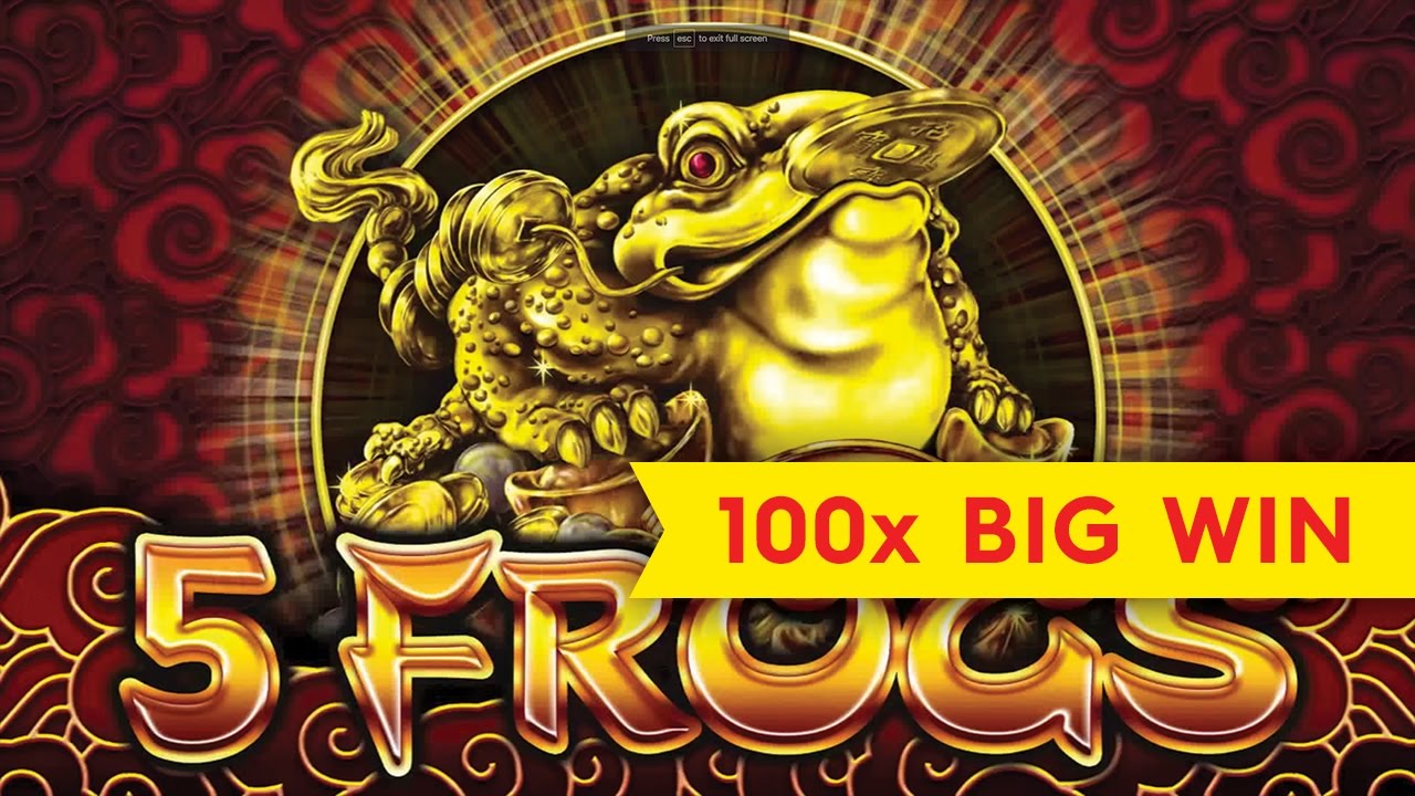 5 Frogs Slot - Super Feature Retrigger Bonus!